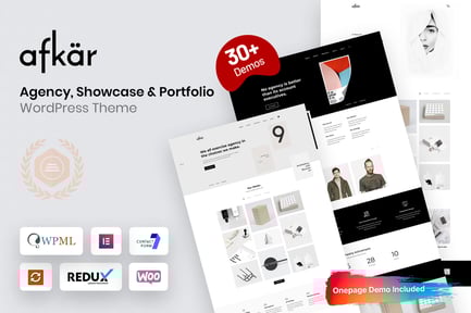 Afkar - Yaratıcı Portföy WordPress Teması