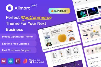 Allmart - Elektronik ve Gadgetlar WordPress Teması