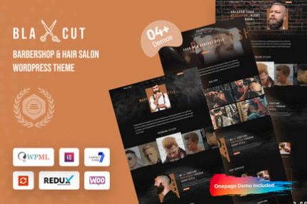 Blaxcut - Berber ve Saç Salonu WordPress Teması