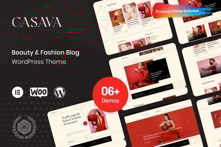 Casava - Güzellik ve Moda Blogu WordPress Teması