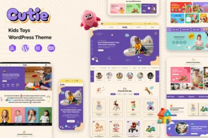 Cutie - Çocuk Okul Oyuncakları Mağaza Teması