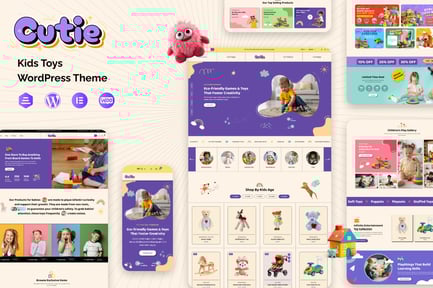 Cutie - Çocuk Okul Oyuncakları Mağaza Teması