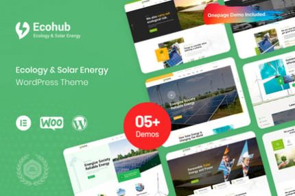 Ecohub - Ekoloji Güneş Enerjisi WordPress Teması