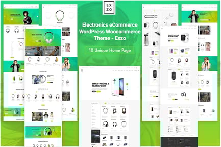 Electronics eCommerce Woocommerce Teması - Exzo