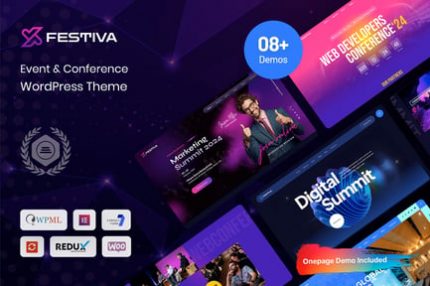 Festiva - Etkinlik ve Konferans WordPress Teması