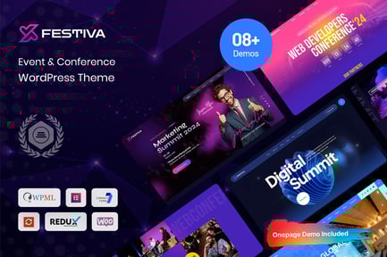 Festiva - Etkinlik ve Konferans WordPress Teması
