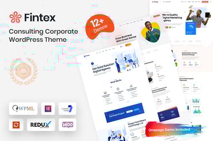 Fintex - Danışmanlık Kurumsal WordPress Teması