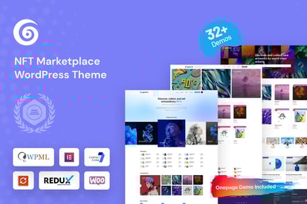 Gigaland - NFT Pazar Yeri WordPress Teması