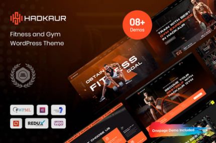 Hadkaur - Fitness ve Spor Salonu WordPress Teması