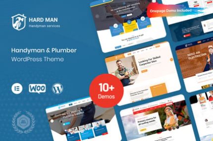 Hardman - Temizlikçi ve Sıhhi Tesisatçı WordPress Teması