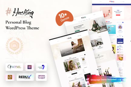 Hashtag - Kişisel Blog WordPress Teması