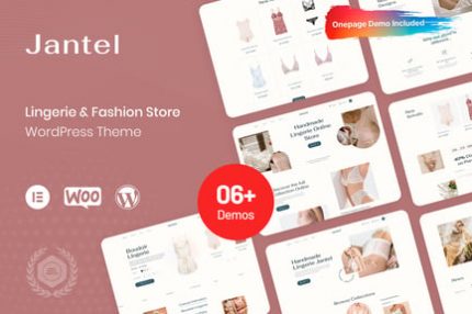Jantel - İç Giyim ve Moda Mağazası WordPress Teması