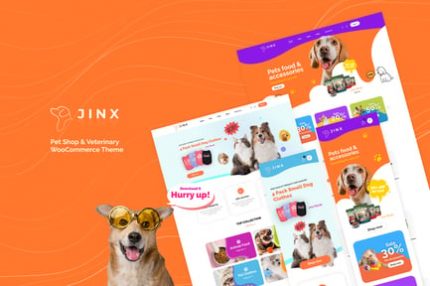 Jinx - Pet Shop & Veterinary WooCommerce Teması