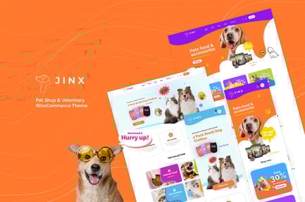Jinx - Pet Shop & Veterinary WooCommerce Teması
