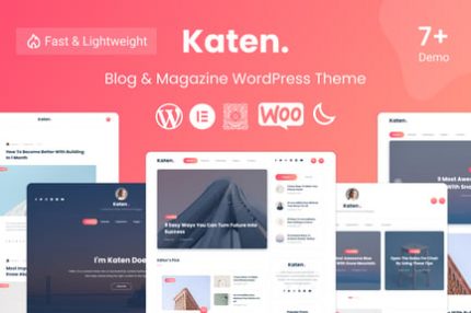 Katen - Blog ve Dergi WordPress Teması