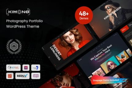 Kimono - Fotoğraf Portföyü WordPress Teması