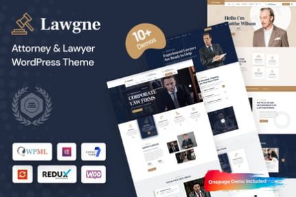 Lawgne - Hukuk ve Avukat WordPress Teması