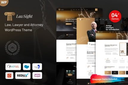 Lawsight - Hukuk ve Avukat WordPress Teması