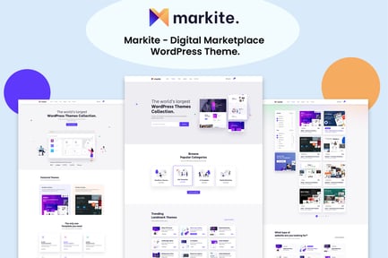 Markite - Dijital Pazar Yeri WordPress Teması