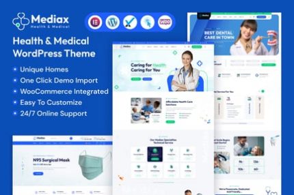 Mediax - Sağlık ve Tıp WordPress Teması
