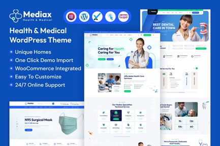 Mediax - Sağlık ve Tıp WordPress Teması