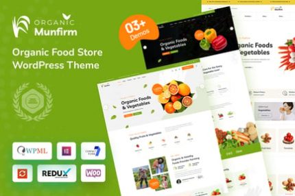 Munfirm - Organik Gıda Mağazası WordPress Teması
