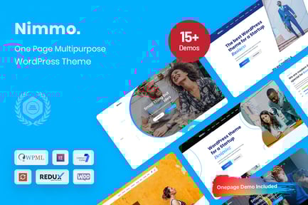 Nimmo - Tek Sayfa WordPress Teması