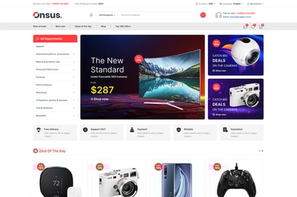 Onsus - Elektronik E-ticaret WordPress Teması