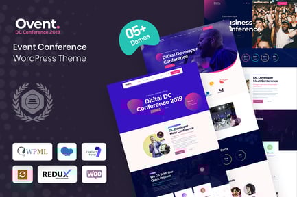 Ovent - Etkinlik Konferansı WordPress Teması