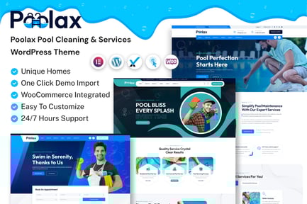 Poolax – Havuz Temizliği ve Hizmetleri WordPress Teması