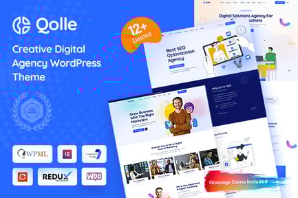 Qolle - Dijital Pazarlama Ajansı WordPress Teması