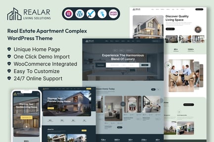 Realar - Gayrimenkul WordPress Teması