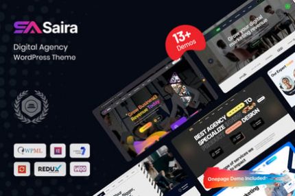 Saira - Dijital Ajans WordPress Teması