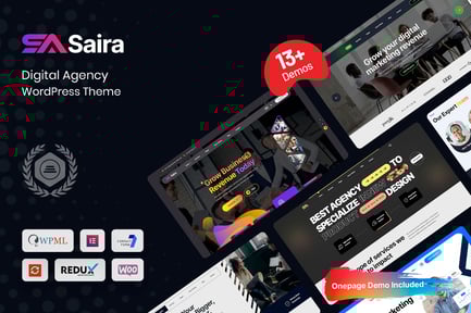 Saira - Dijital Ajans WordPress Teması