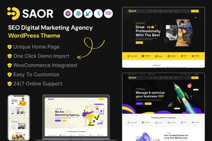 Saor - SEO Dijital Pazarlama Ajansı WordPress Teması