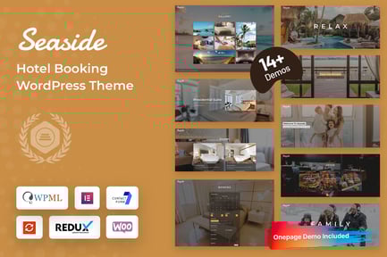 Seaside - Otel Rezervasyon WordPress Teması