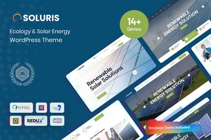 Soluris - Ekoloji ve Güneş Enerjisi WordPress Teması