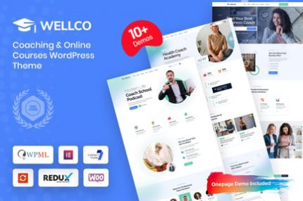 Wellco - Koçluk ve Çevrimiçi Kurslar WordPress Teması