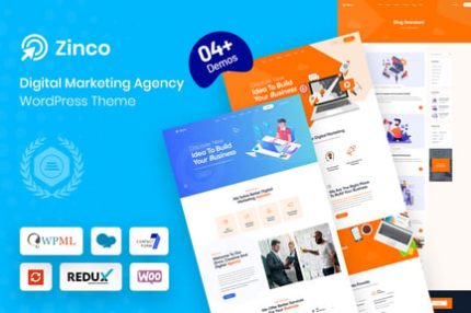 Zinco - Dijital Pazarlama Ajansı WordPress Teması