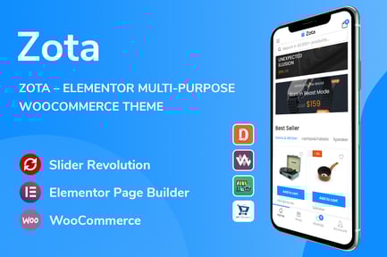 Zota - Elementor Çok Amaçlı WooCommerce Teması