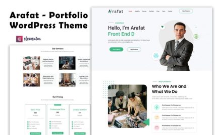 Arafat – Kişisel Portföy WordPress Teması