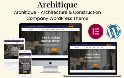 Architique - Mimarlık ve İnşaat Şirketi WordPress Teması