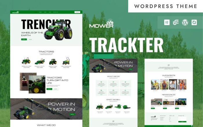 Biçme Makinesi - Traktör ve Tarım Ekipmanları WooCommerce Elementor Teması