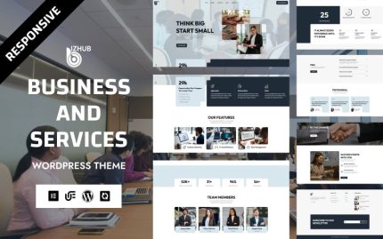 BizHub - Kurumsal, Danışmanlık ve İş Hizmetleri WordPress Elementor Teması