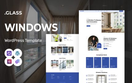 Cam - Cam, Pencere Üretimi ve Onarımı WordPress Elementor Teması