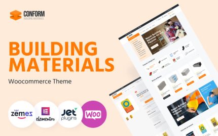 Conform - Building Materials Web Sitesi Temaları WooCommerce Teması