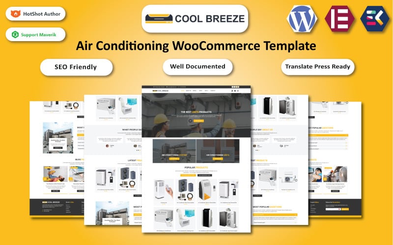 Cool Breeze - Klima WooCommerce Elementor Teması