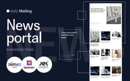 Daily Mailing - Haber Portalı ve TV Kanalı WordPress Teması