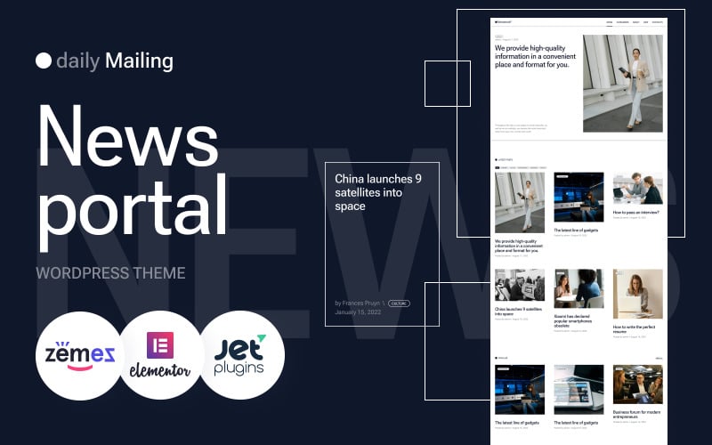 Daily Mailing - Haber Portalı ve TV Kanalı WordPress Teması