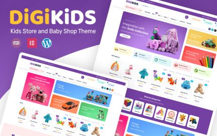 Digikids - Çocuk Mağazası ve Bebek Mağazası Teması
